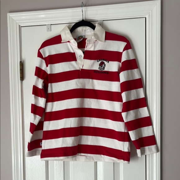 Barbarian Tops - VINTAGE UGA RUGBY SHIRT